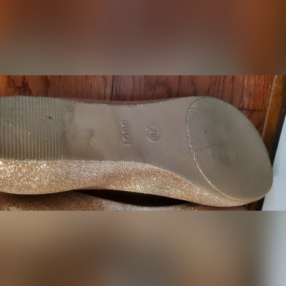 Chic by Lady Couture gold peep toe wedges - Picture 10 of 11